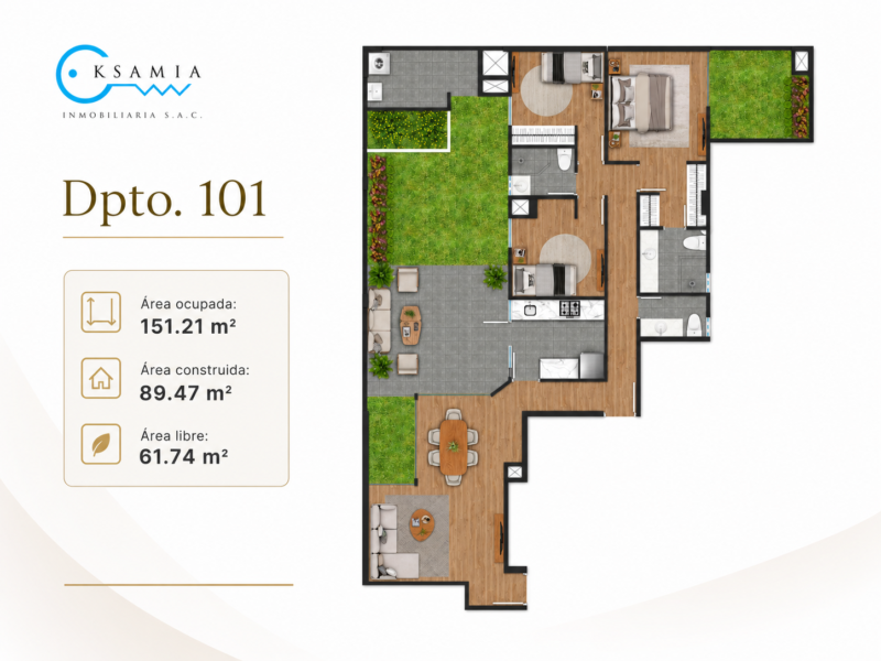 Edificio Toquepala | Departamentos exclusivos en Chacarilla, Surco